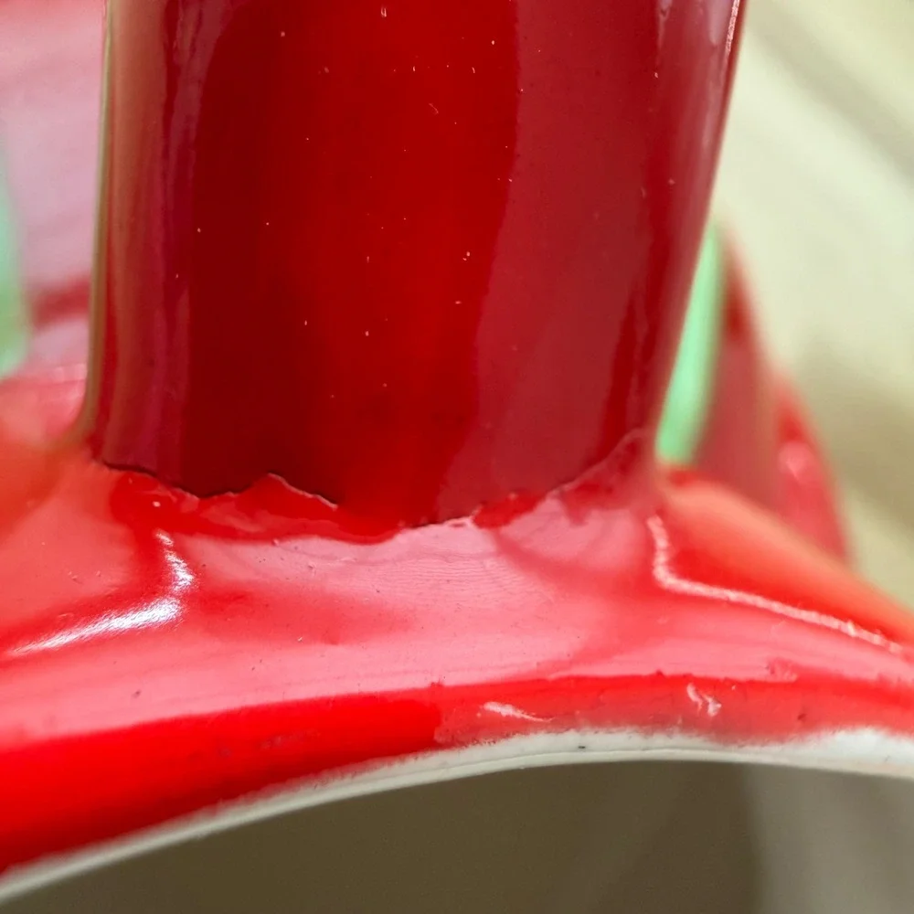 Vintage 50s The Pantry Parade Red Tomato Tilt Ball Pitcher‎ Jug